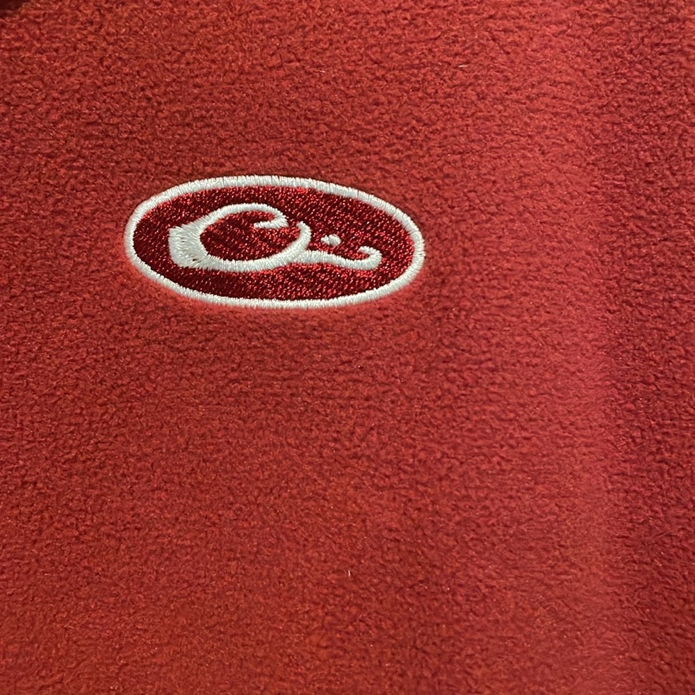 NWT Drake Alabama Fleece Pullover Men’s, Size X-Large, Crimson - Picture 3 of 7
